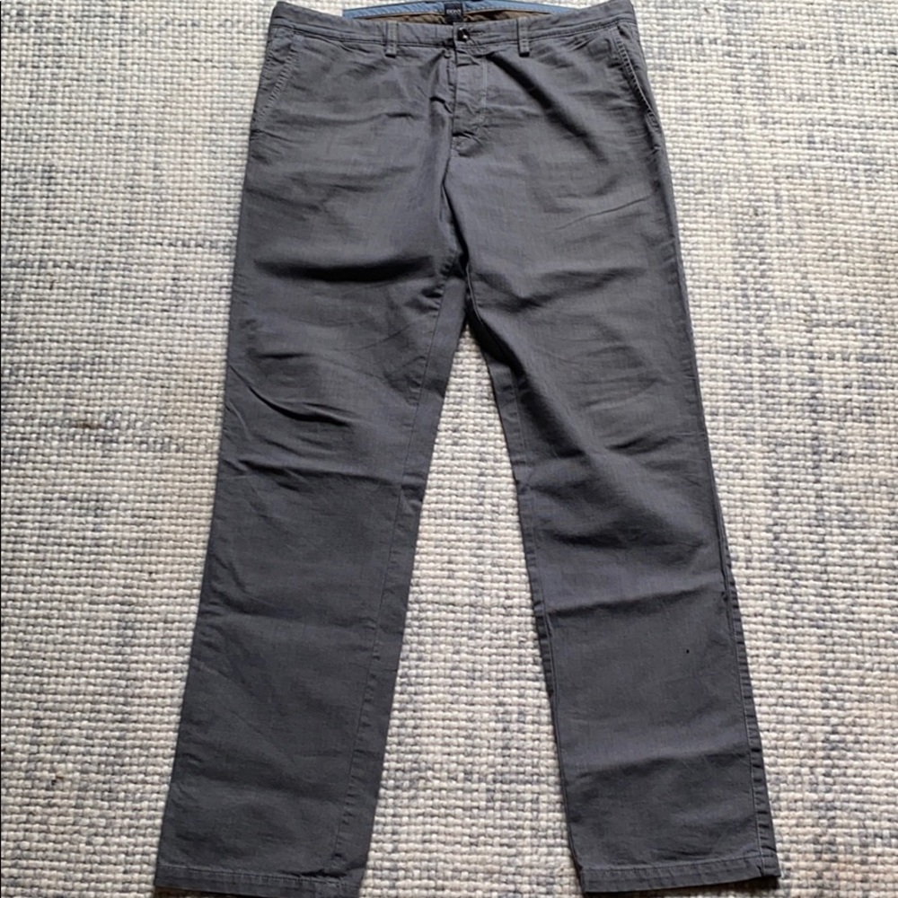 Hugo Boss Gray Men's Dress Pants